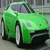 Amazing green car