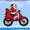 Santa's motorbike